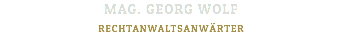 MAG. GEORG WOLF RECHTANWALTSANWÄRTER