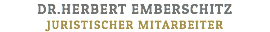 DR.HERBERT EMBERSCHITZ JURISTISCHER MITARBEITER